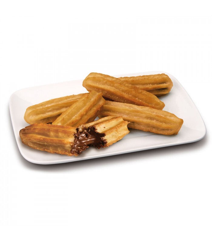 Churros with chocolate filling