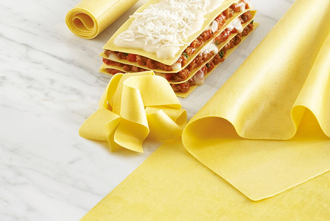 Plain pasta sheets
